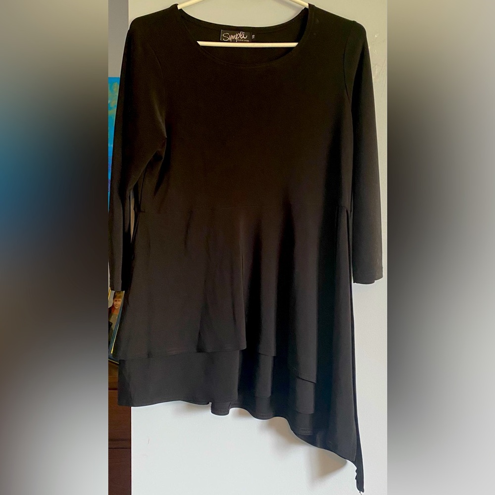 Sympli Black Top Size 10